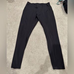 all in motion black leggings with pocket on the side